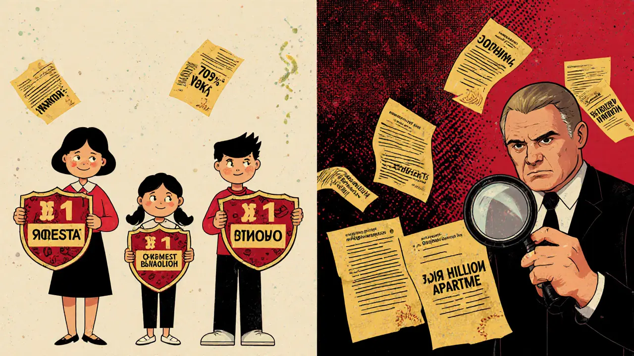 Семья использует вычеты по долям, в то время как налоговый инспектор проверяет документы на квартиру с кадастровой стоимостью и ипотекой.