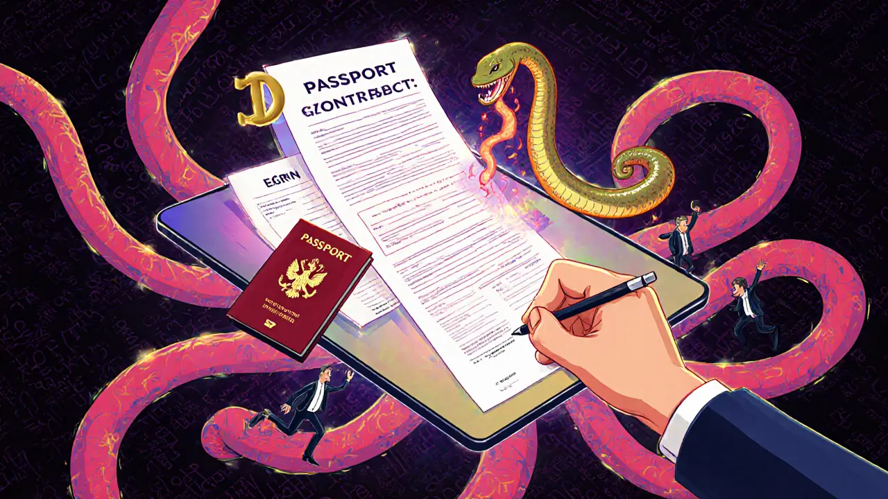 Цифровой договор превращается в живое существо, а шаблон рушится под давлением законов.