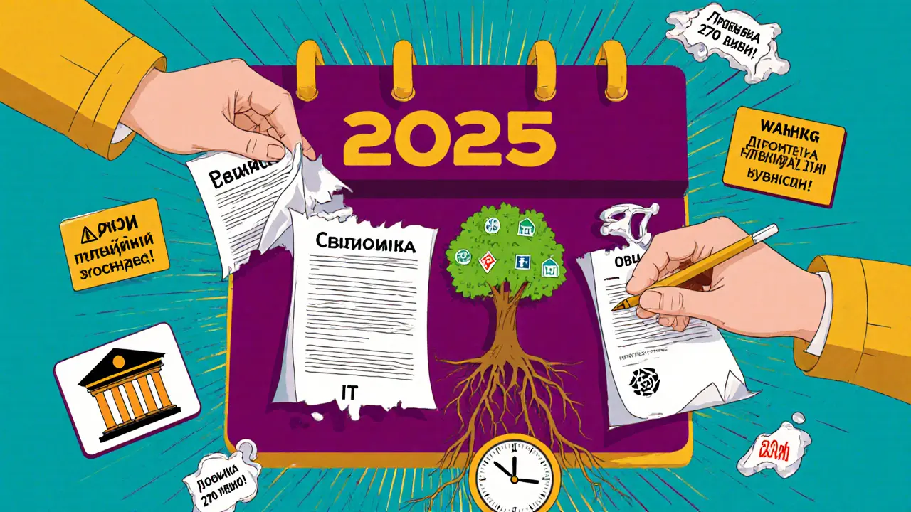 Календарь 2025 года с ипотечными программами, сливающимися в дом, предупреждения в воздухе