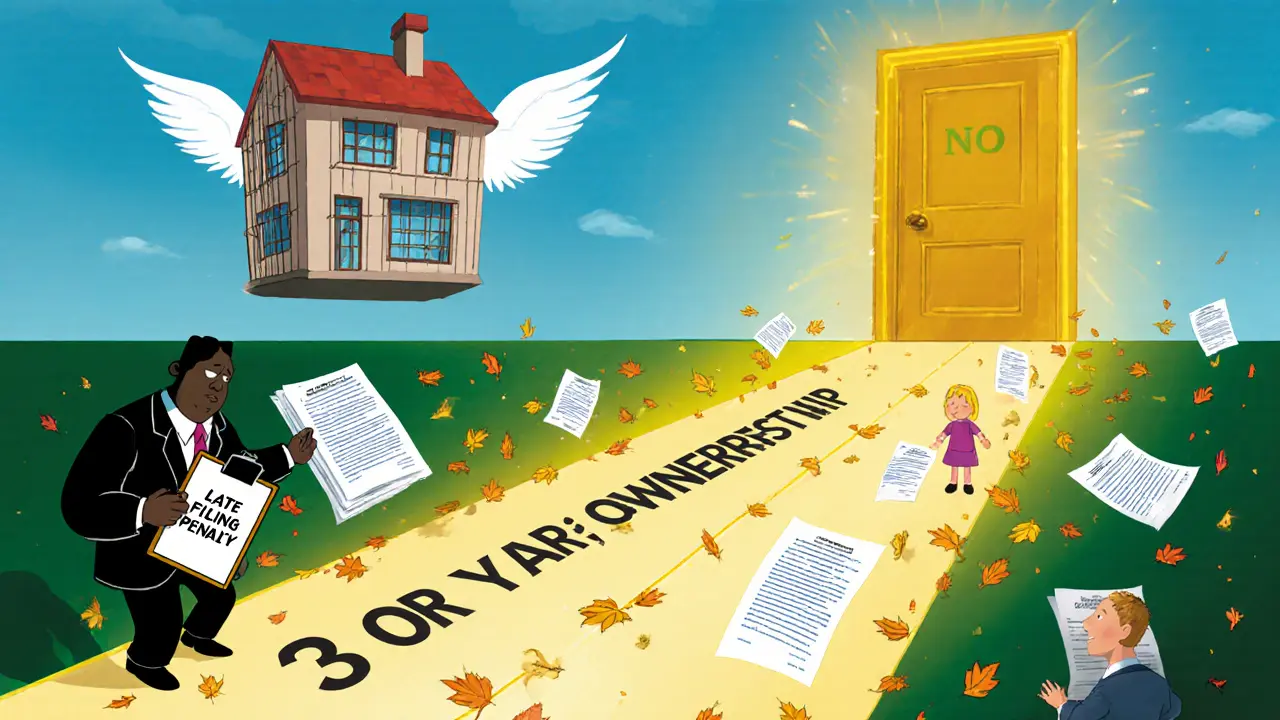 Путь к освобождению от налога: 3 или 5 лет владения ведут к золотой двери, документы летят как листья.