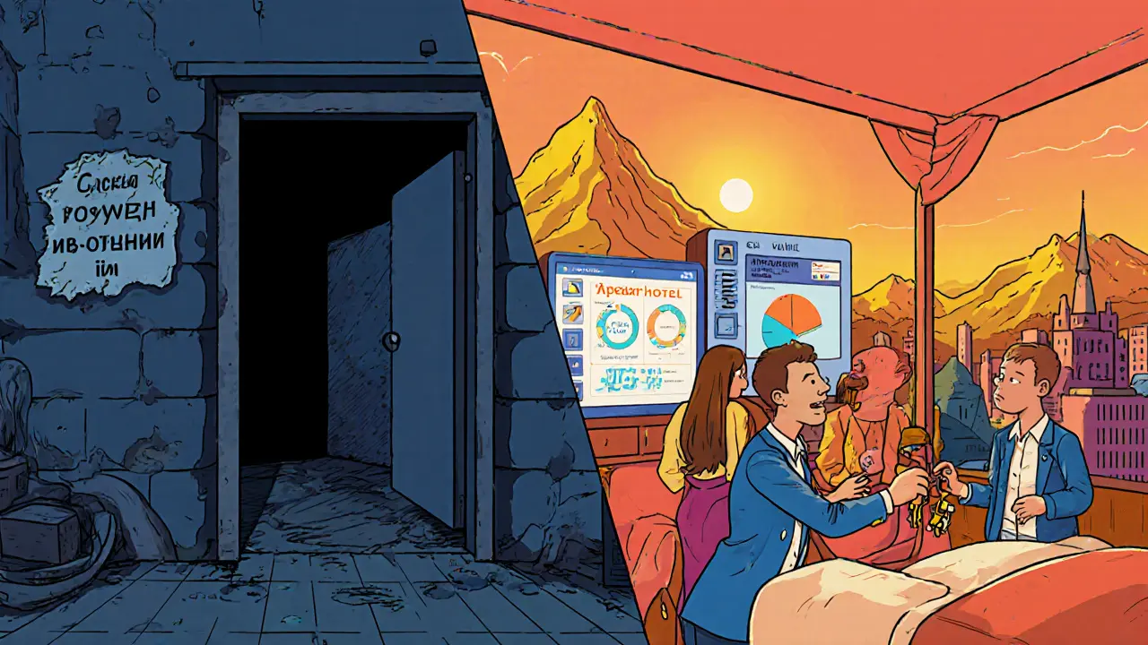 Сравнение пустой квартиры и оживленного апарт-отеля в Крыму и на Дальнем Востоке