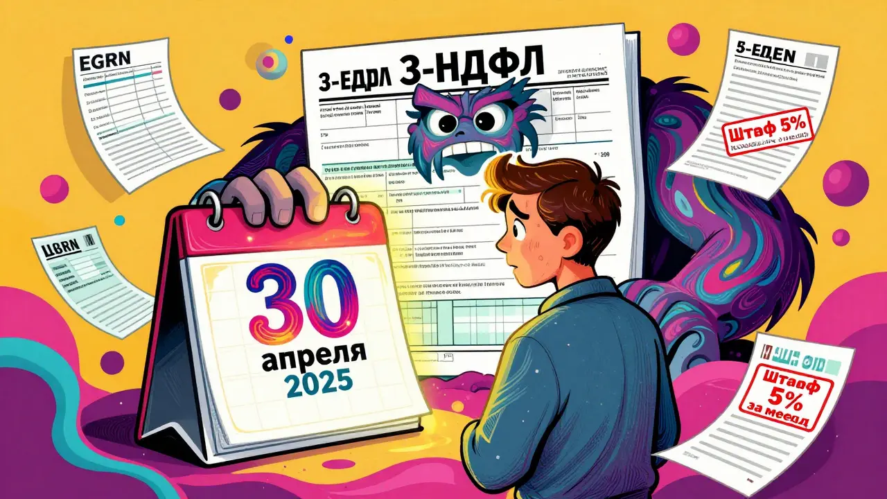 Срок подачи декларации при продаже квартиры в 2025 году: когда подавать и сколько штраф за опоздание