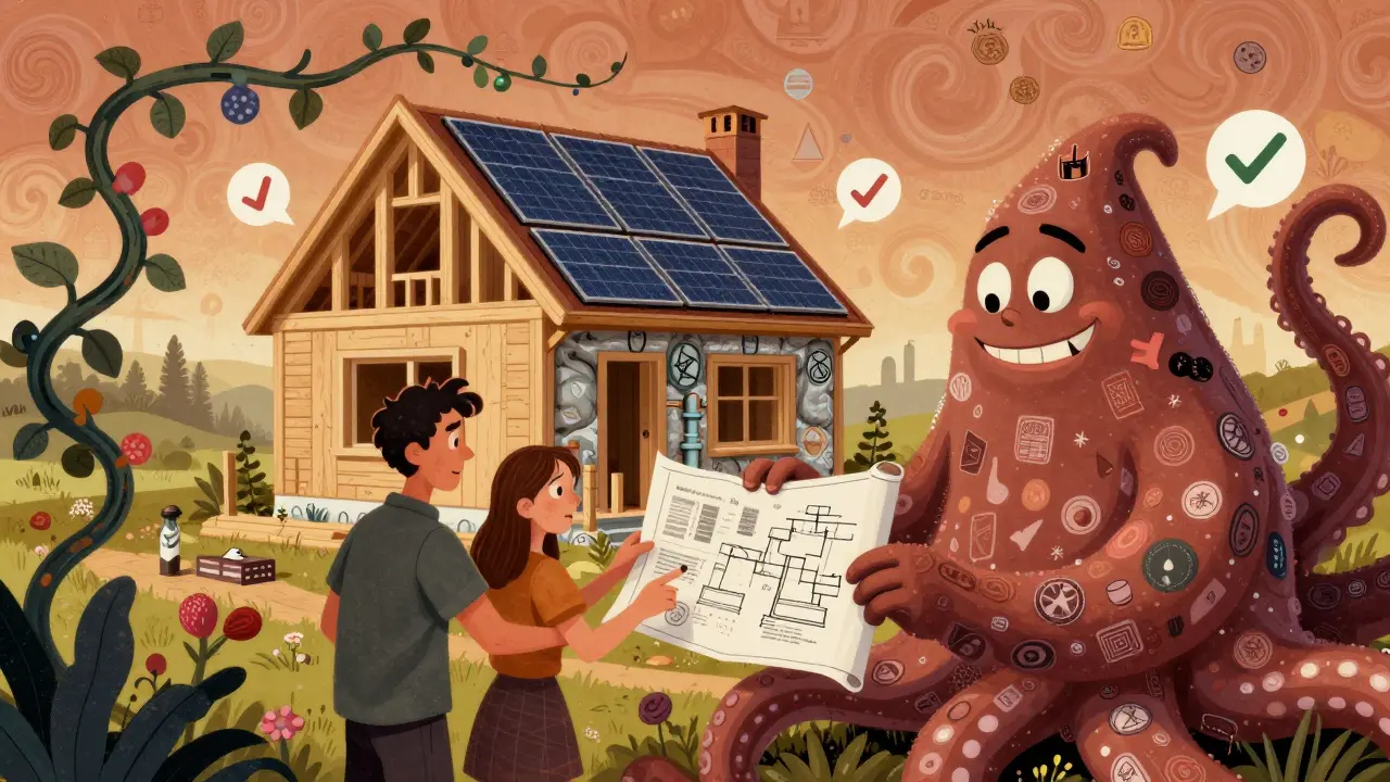 Пара передаёт план банку, а дом превращается в идеальный дом.