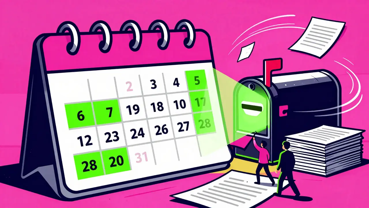 Календарь с датами подачи декларации и уплаты налогов