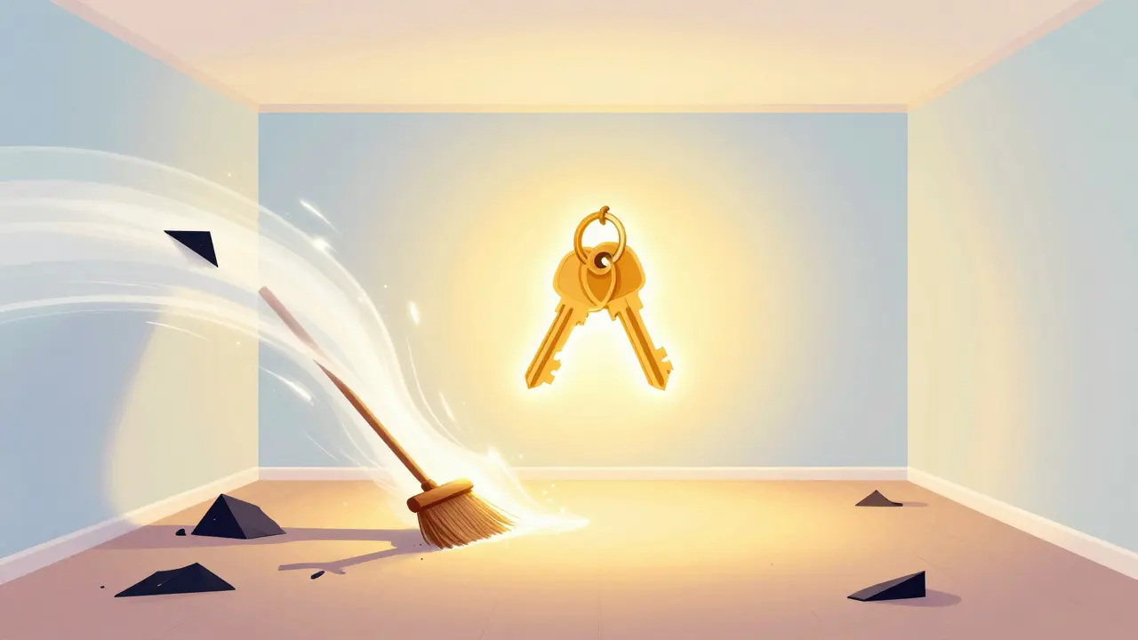 Яркая иллюстрация процесса хоумстейджинга и успешного завершения сделки по продаже жилья