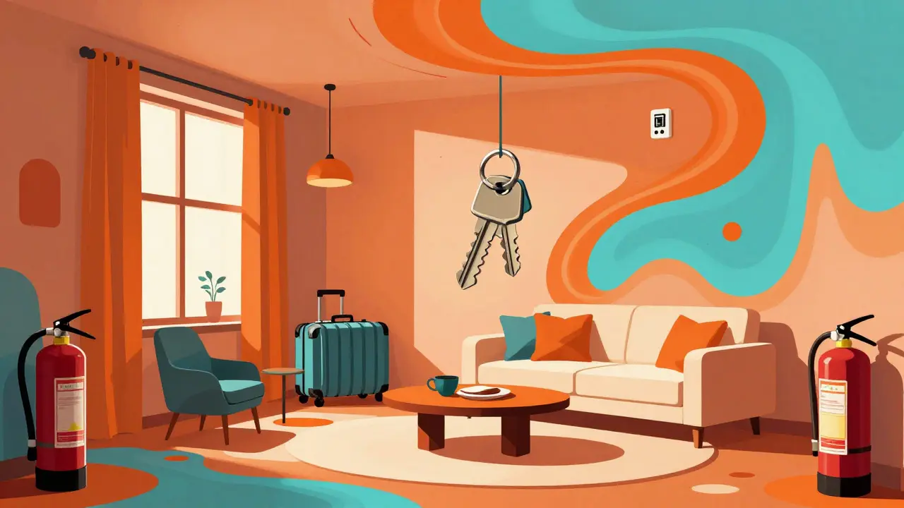 Сюрреалистичный интерьер квартиры, подготовленной по гостиничным стандартам